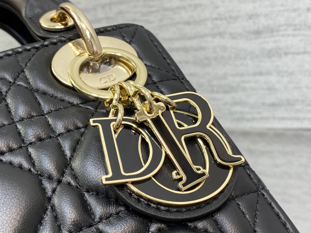 Mini Lady Dior Bag Black Cannage Lambskin